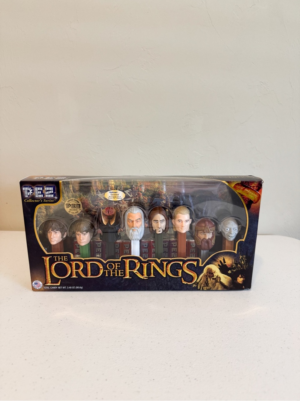 New Collectible PEZ Dispenser Set - The Lord of the Rings